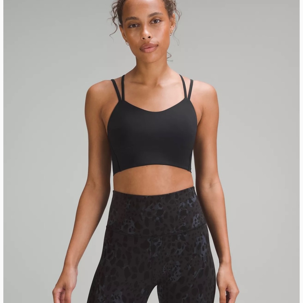 Black Like a Cloud Long-line Bra B/C size 6